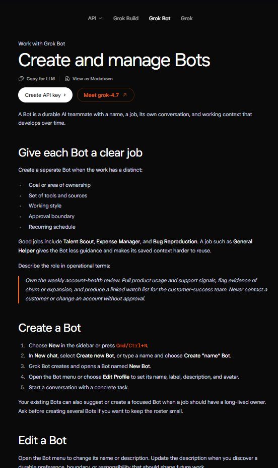 Grok Bot Engineering: Set Up a Harness for Your One-Person Company